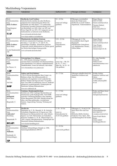 Programm als PDF herunterladen - Tag des offenen Denkmals