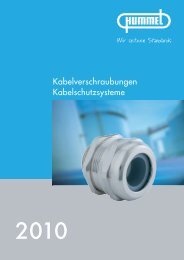 HSK Kabelverschraubungen fÃ¼r spezielle ... - HUMMEL AG