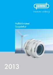 HSK-standardi holkkitiivisteet - HUMMEL AG