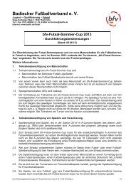 Durchführungsbestimmungen bfv-Futsal-Sommer-Cup (PDF)