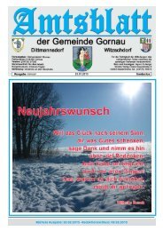 Januar 11 kurz - Gemeinde Gornau