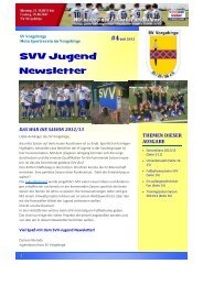 Ausgabe #4 Juli 2013 - SV Vorgebirge e.V.