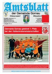 Januar 11 kurz - Gemeinde Gornau