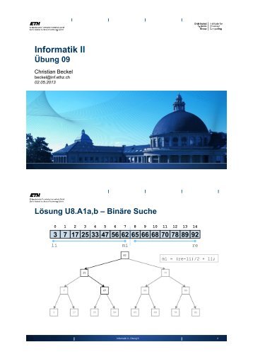 Informatik II Übung 09