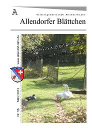 Ausgabe 56 - März 2013 - Allendorf / Lahn