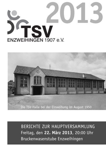 Berichtsheft_2013 - TSV Enzweihingen