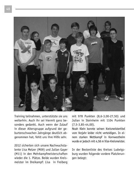 Berichtsheft_2013 - TSV Enzweihingen