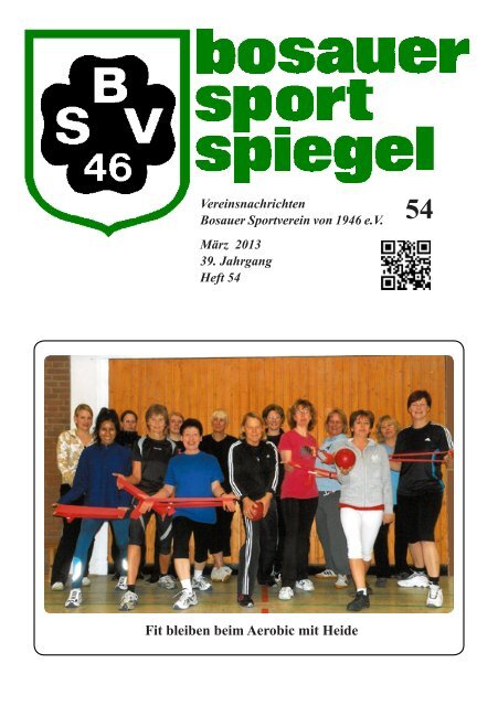 Download: Sportspiegel (6,9 MiB) - Bosauer SV