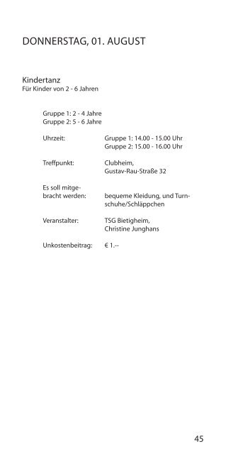 Sommerferienprogramm 2013 - Bietigheim-Bissingen