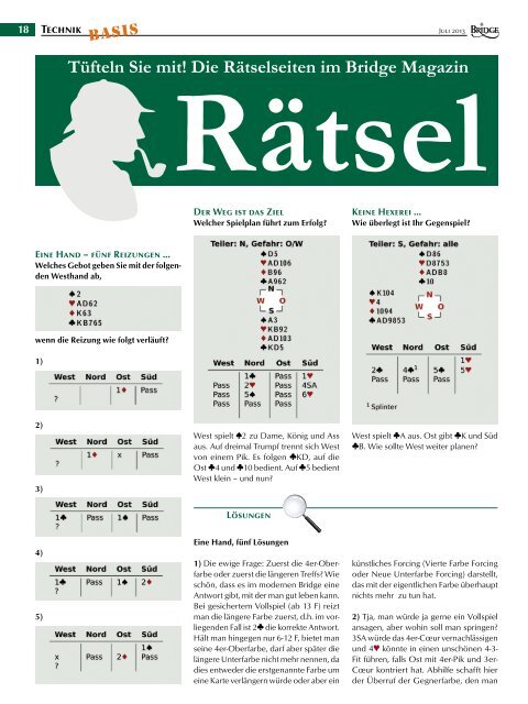 Juli 2013 (PDF) - Deutscher Bridge-Verband e.V.