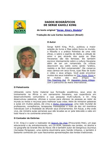 Dados Biográficos de Serge Kahili King - Huna.org