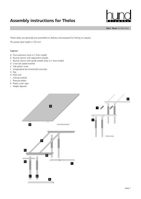 Assembly Instructions For Thelos Hund Ba Roma Bel Gmbh