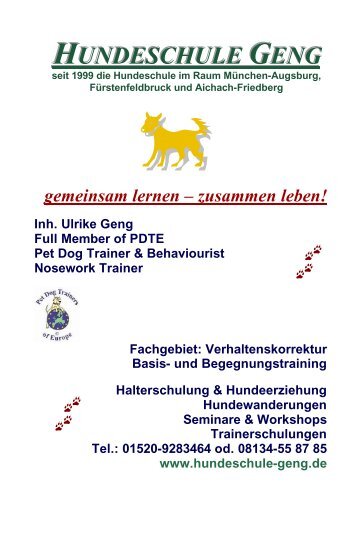 HUNDESCHULE GENG