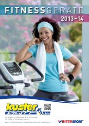 Fitnessprospekt 2013-14 - Kuster Sport AG