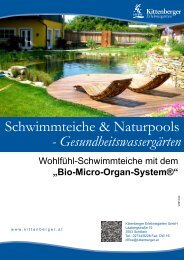 Schwimmteiche & Naturpools - Kittenberger Erlebnisgärten