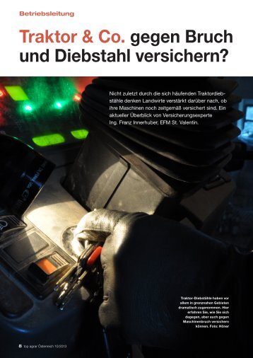 Artikel der Oktoberausgabe von top agrar Österreich lesen