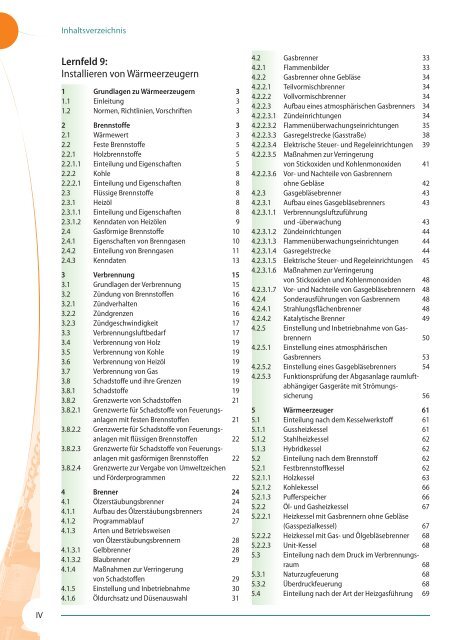 Inhaltsverzeichnis (pdf) - Verlag Handwerk und Technik