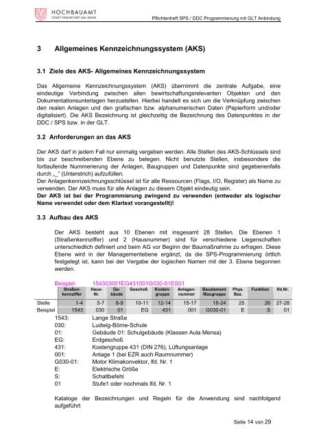 Pflichtenheft Gebäudeautomation - Energiemanagement