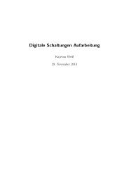 Digitale Schaltungen Aufarbeitung als PDF - Hochschule Trier