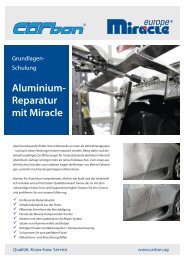 Broschüre zur AluRepair-Schulung - Carbon GmbH