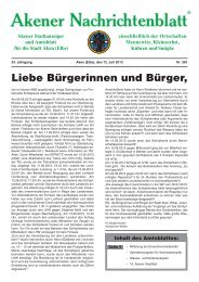 Ausgabe 581 vom 12.07.2013 - Stadt Aken (Elbe)