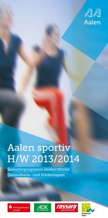 Aalen sportiv Herbst / Winter 2013 / 2014 - Stadt Aalen