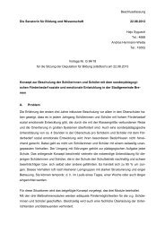 G84-18 Konzept zur Beschulung der Schülerinnen und Schüler mit ...