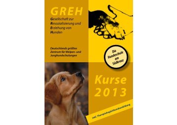 Programm 2013 zum Download - Hundeschule GREH