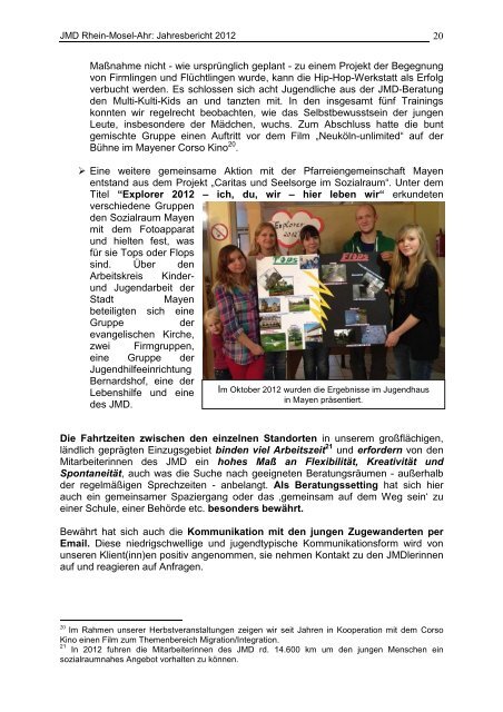 Jahresbericht 2012 - Caritasverband Rhein-Mosel-Ahr eV