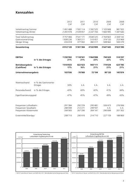 Geschäftsbericht 2012 - Brunni