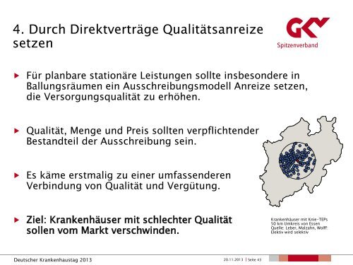 G-DRG-Systementwicklung aus der Sicht des GKV-Spitzenverbandes