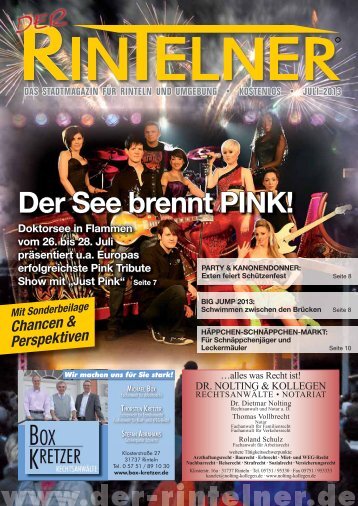 Der See brennt PINK! - Rinteln