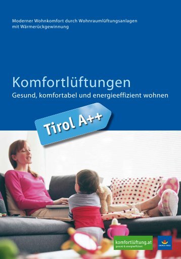 Download Broschüre "Komfortlüftungen" - Energie Tirol