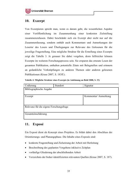 Handreichung zum Wissenschaftlichen Arbeiten - Fachbereich 11 ...