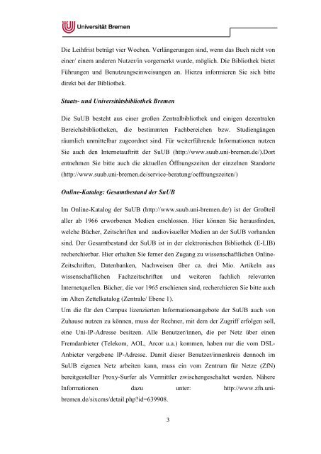 Handreichung zum Wissenschaftlichen Arbeiten - Fachbereich 11 ...