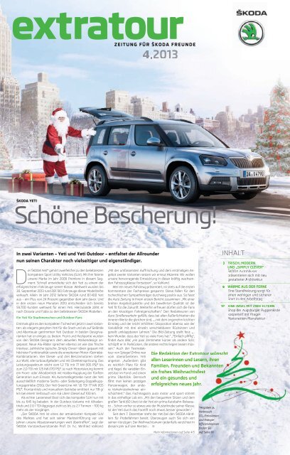 Extratour 04 2013 Skoda Auto Deutschland Gmbh