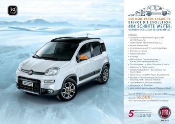 ZUM PANDA 4x4 ANTARTICA ANGEBOT - Fiat