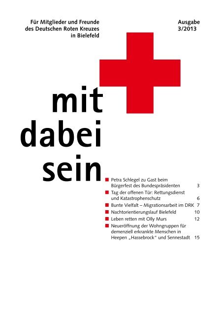 mit dabei sein - DRK Bielefeld Soziale Dienste gGmbH