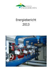 Energiebericht für die eigenen Liegenschaften - Engelskirchen