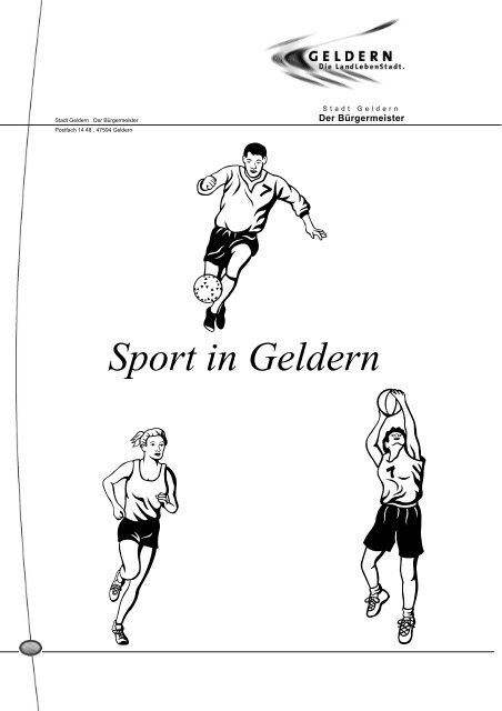 Broschüre Sport in Geldern - Stadt Geldern