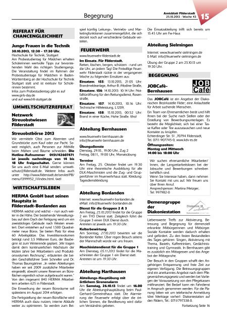 Amtsblatt KW 43.pdf - Stadt Filderstadt