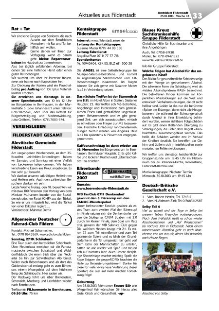 Amtsblatt KW 43.pdf - Stadt Filderstadt