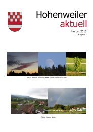 Hohenweiler aktuell