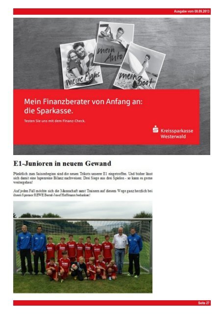 SF H ¨ohr-Grenzhausen - SG Argenthal G¨aste - Heimspiel-Zeitung