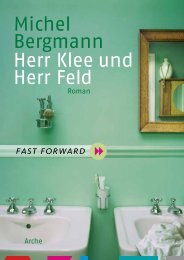 Michel Bergmann Herr Klee und Herr Feld - Arche Verlag