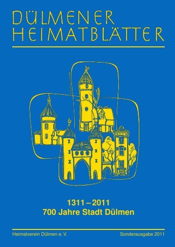 2011 700 Jahre Stadt Dülmen - Dülmener Heimatblätter