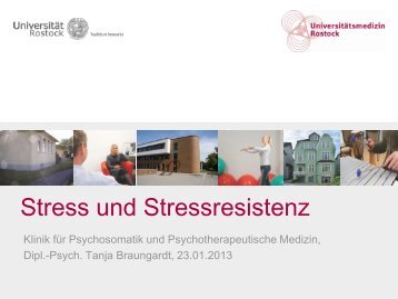 Stressreaktion - Klinik für Psychosomatik und Psychotherapeutische ...