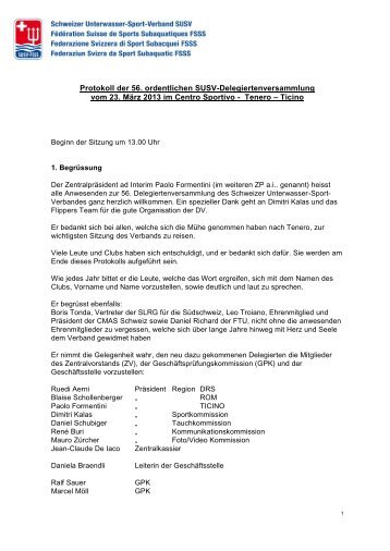 Brief Vorlage SUSV