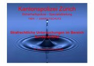 Referat von Emil Ott, KAPO Zürich, über strafrechtliche ...