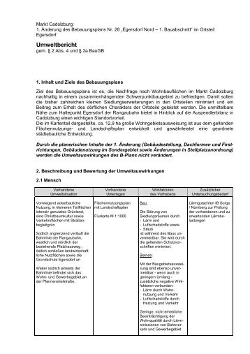 Umweltbericht_Änderung - Markt Cadolzburg
